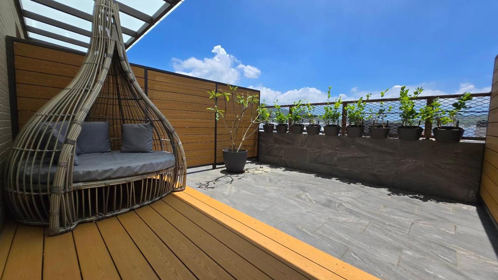 Grand Bay Resort Hotel Hengchun Old Town Exterior foto Composite wood